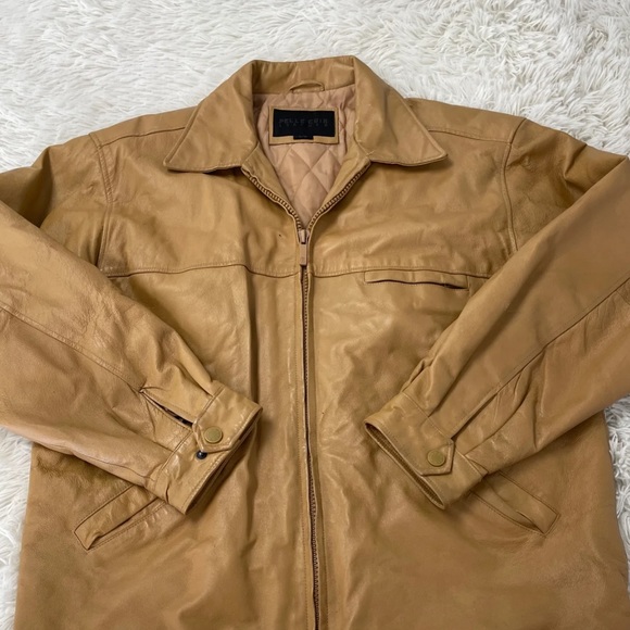 Pelle Cuir Leather Men's Jacket Brown - Large - Picture 1 of 4